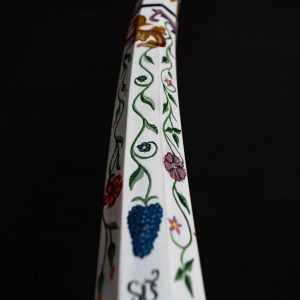 Painted renaissance Treble Cornett - 440Hz